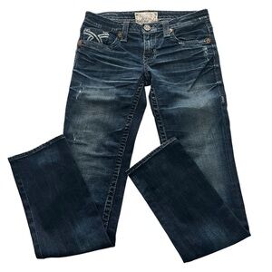 Big Star Women's Nico Low Rise Straight Jeans Size 26R